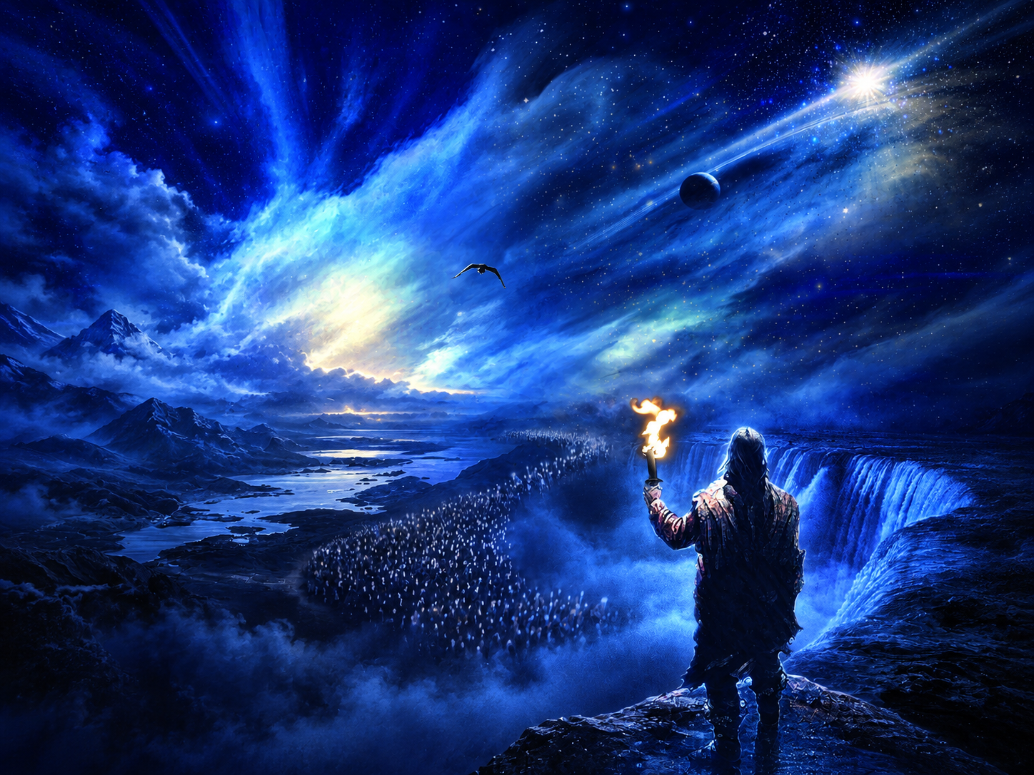 Keeper of the Flame illustration by Ule W. Ritgen